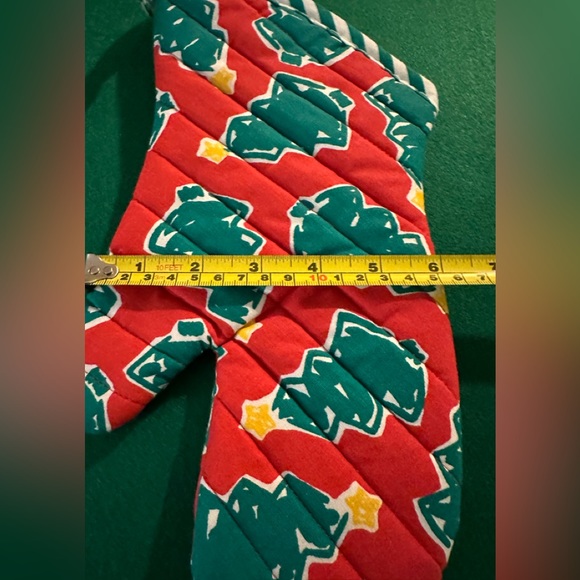 Vintage John Ritzenthaler Co Christmas Pot Holder & Oven Mitt - NWT - Picture 11 of 11